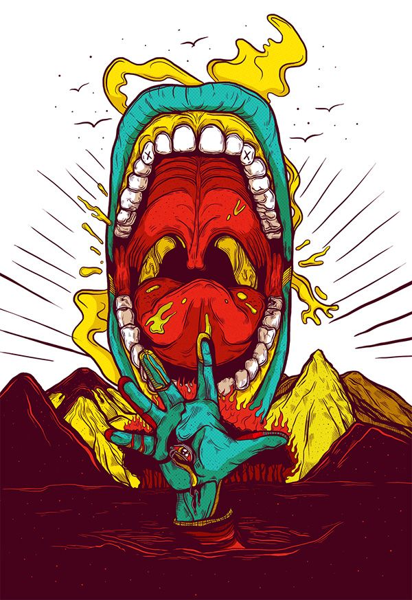 Las ilustraciones con extra de energía de Luis Pinto 1