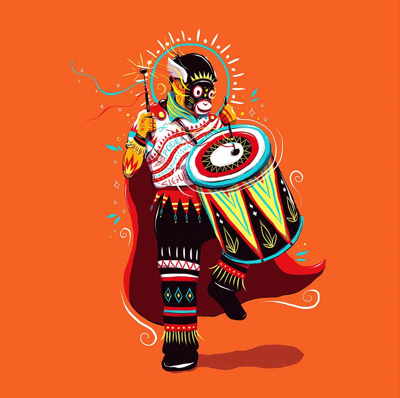 Las ilustraciones con extra de energía de Luis Pinto 9