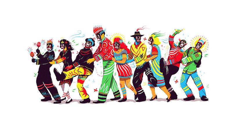 Las ilustraciones con extra de energía de Luis Pinto 12