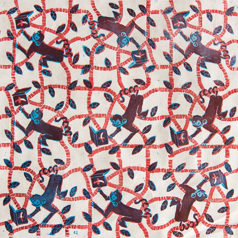 Estampado mono 1