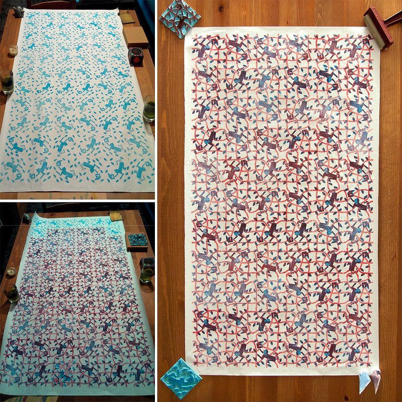 Estampado mono 2