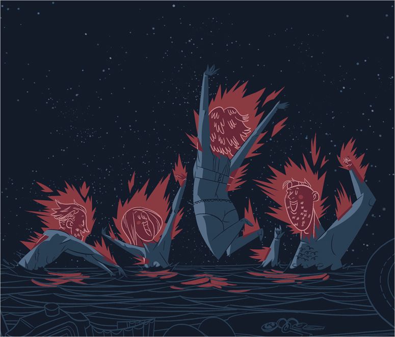 Un punto azul pálido 1