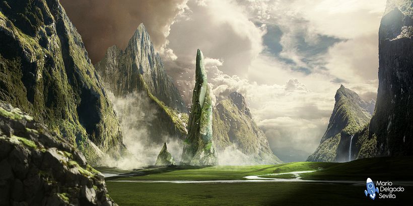 Proyecto Mario Delgado. Matte Painting: creando mundos fotorrealistas -1