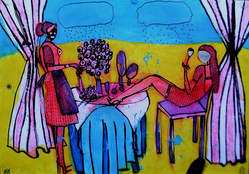 illustracion "el desayuno de sol" -1