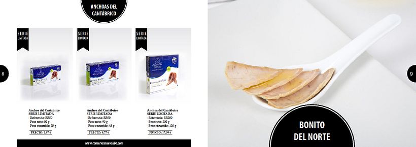 Propuesta de catálogo de productos para Nuevo Libe 4