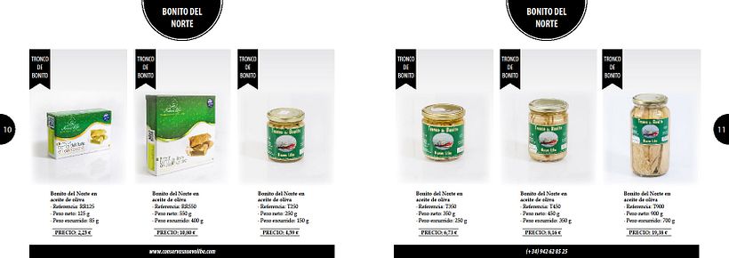 Propuesta de catálogo de productos para Nuevo Libe 5