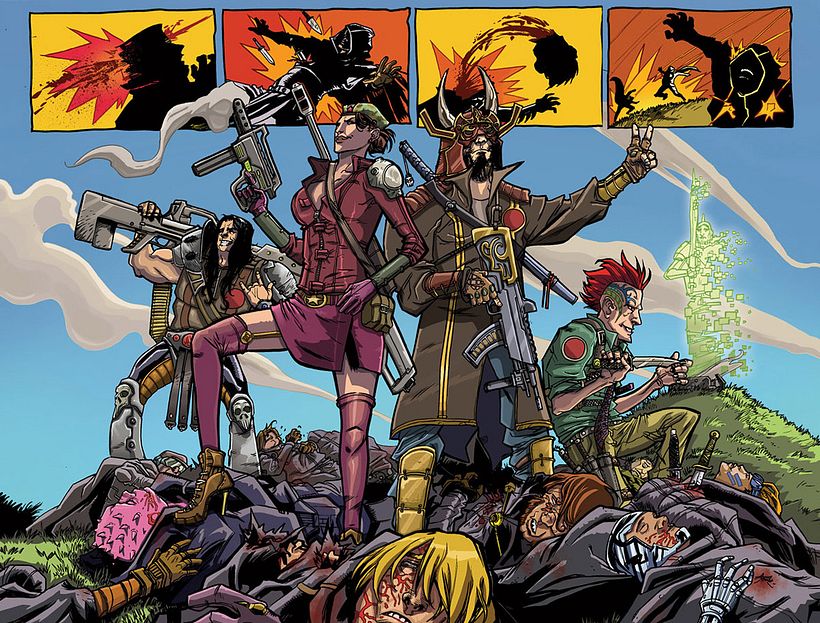 Color digital para cómic XTZ #2 5