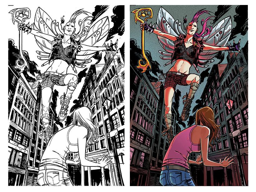 Color digital para cómic XTZ #2 0