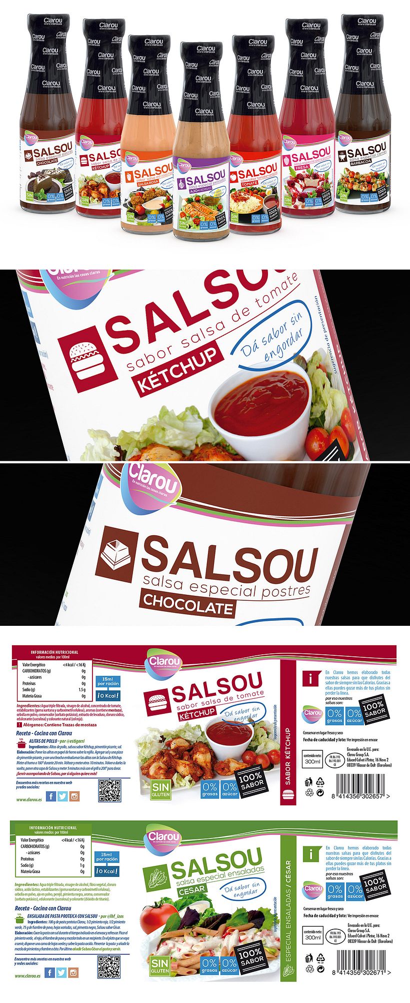 Diseño corporativo y publicitario para Clarou. 12