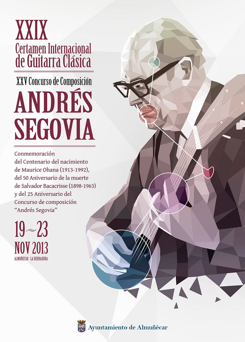 Cartel para Certamen Andrés Segovia 0
