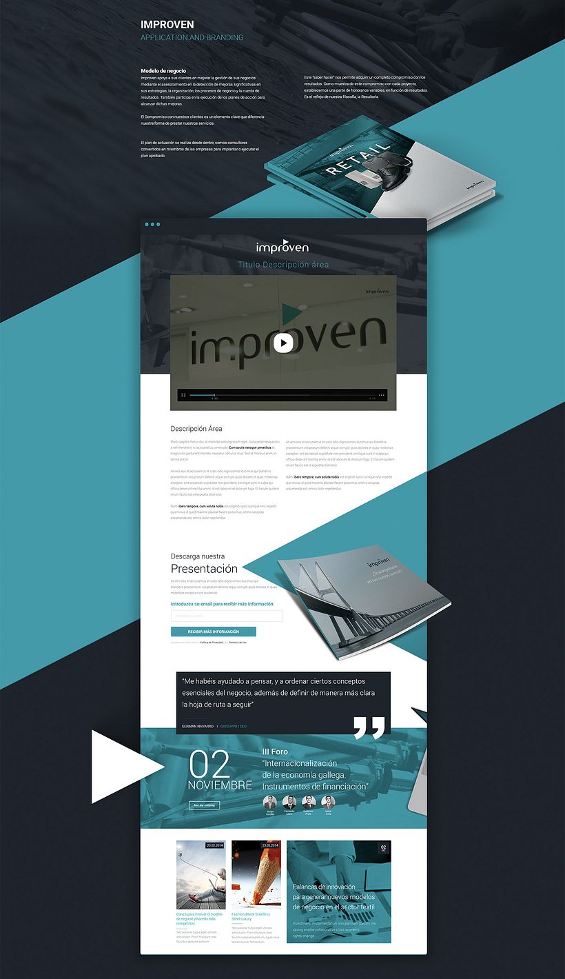 Improven Corporate website 1