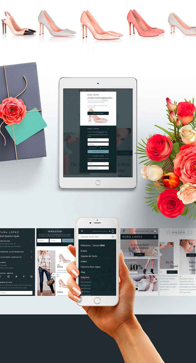 Pura Lopez Luxury fashion shoes E-commerce 2