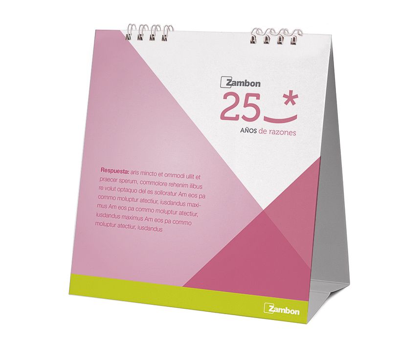 Calendario 25 aniversario 1