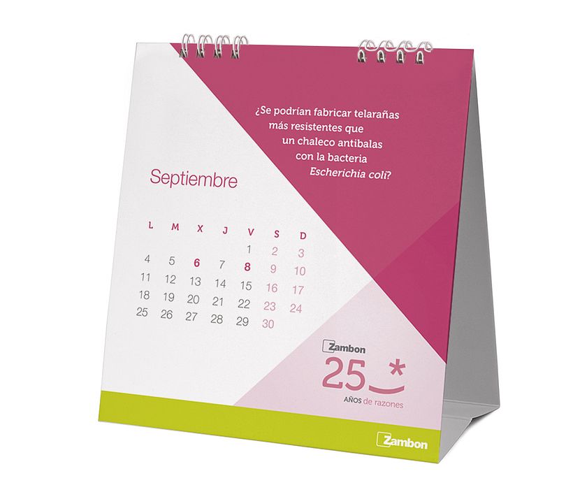 Calendario 25 aniversario 2