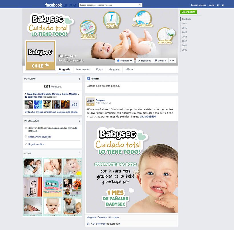Campaña Babysec Cuidado total 0