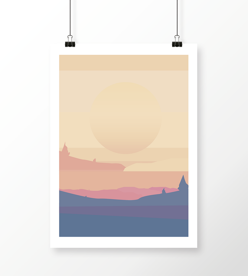 Paisajes | Ilustración vectorial |  4