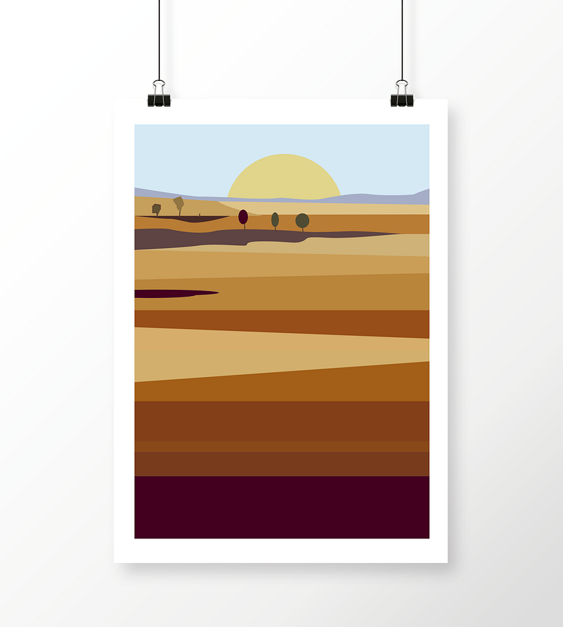 Paisajes | Ilustración vectorial |  5