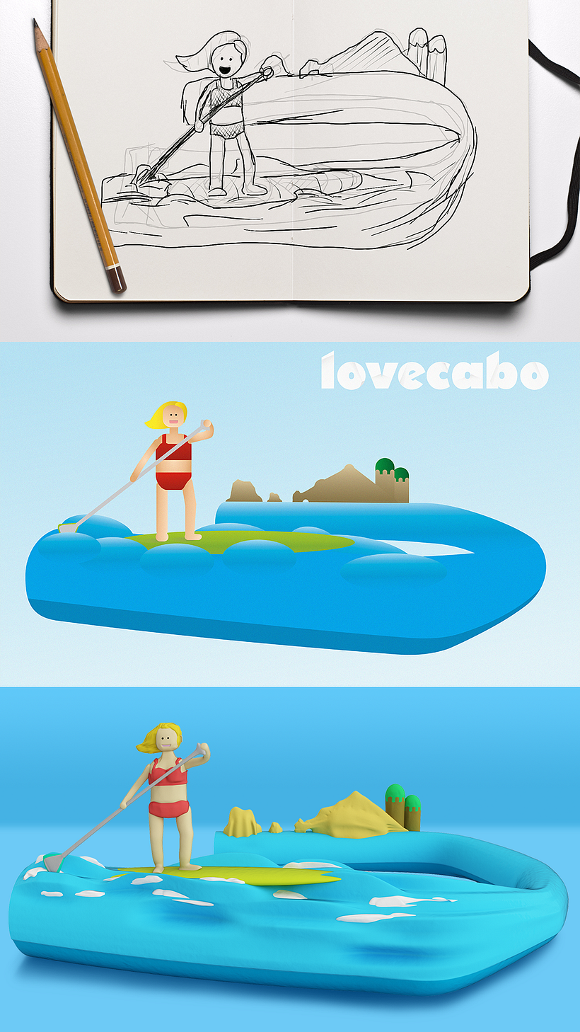 Desde el boceto hasta el 3d -1