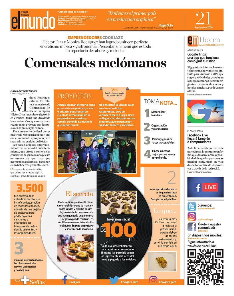 Emprendedores "Cookjazz"  -1
