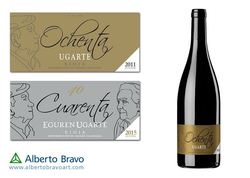 Retrato etiquetas vino 2