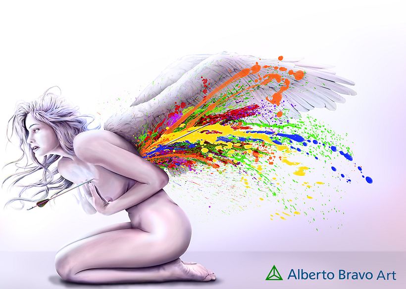 Ángel herido -1