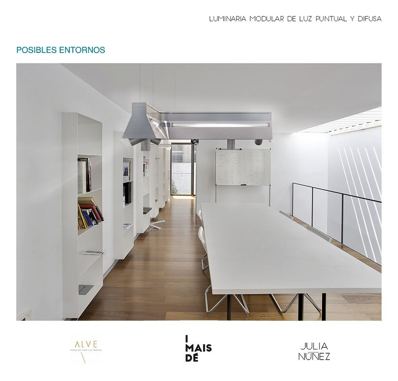 Luminaria Modular de Luz Puntual y Difusa 6