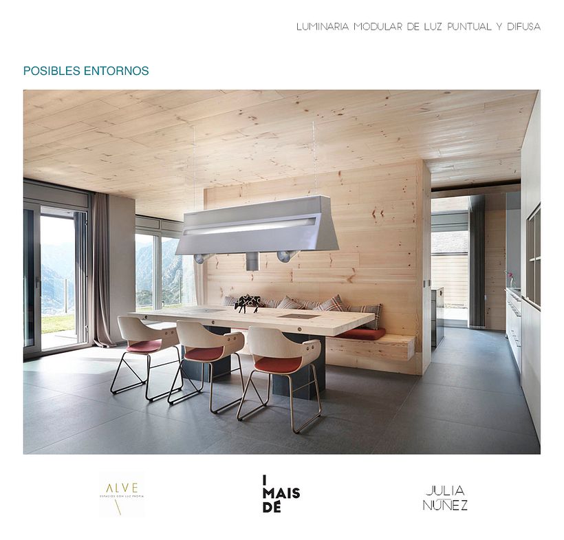 Luminaria Modular de Luz Puntual y Difusa 8