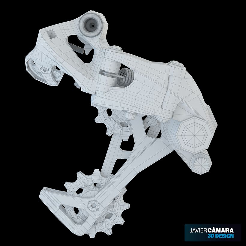 3D - SRAM X01 Rear Derailleur 11-Speed 1