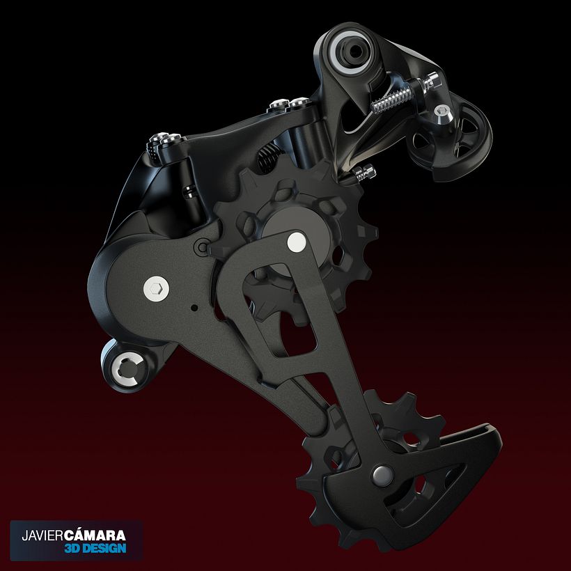 3D - SRAM X01 Rear Derailleur 11-Speed 7