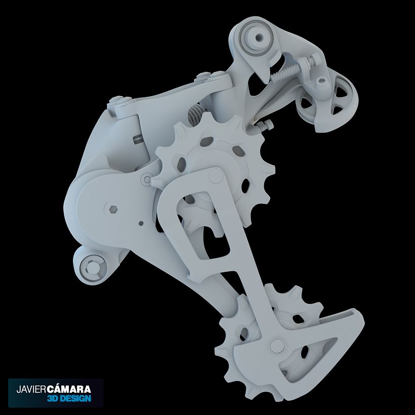 3D - SRAM X01 Rear Derailleur 11-Speed 6