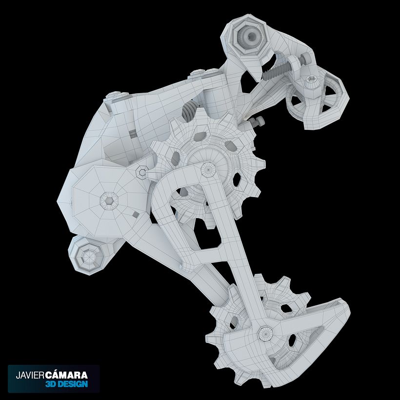 3D - SRAM X01 Rear Derailleur 11-Speed 5