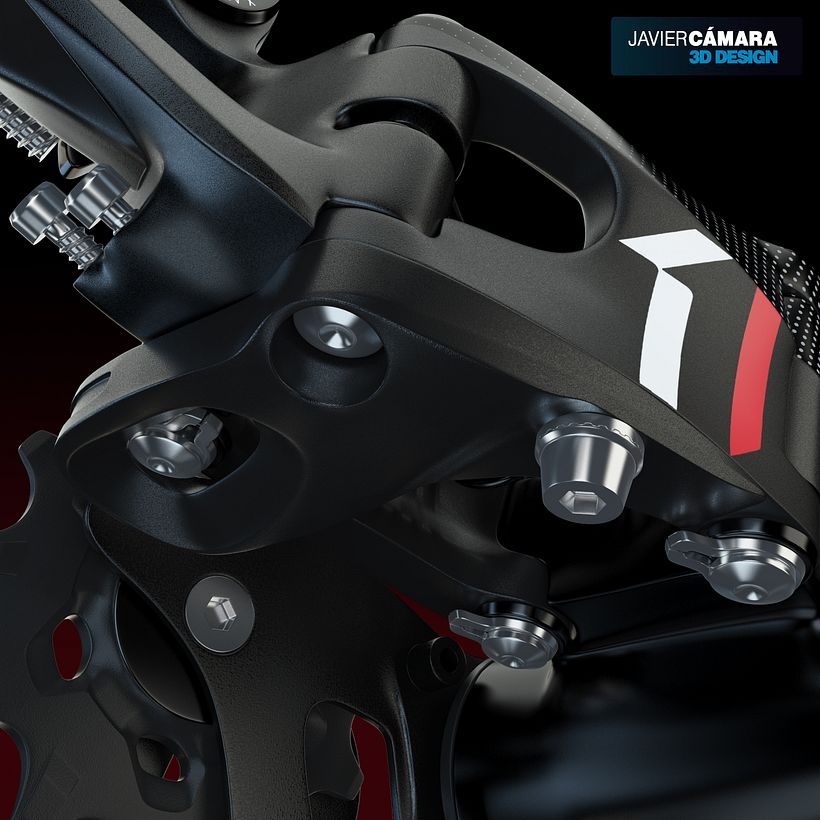 3D - SRAM X01 Rear Derailleur 11-Speed 12