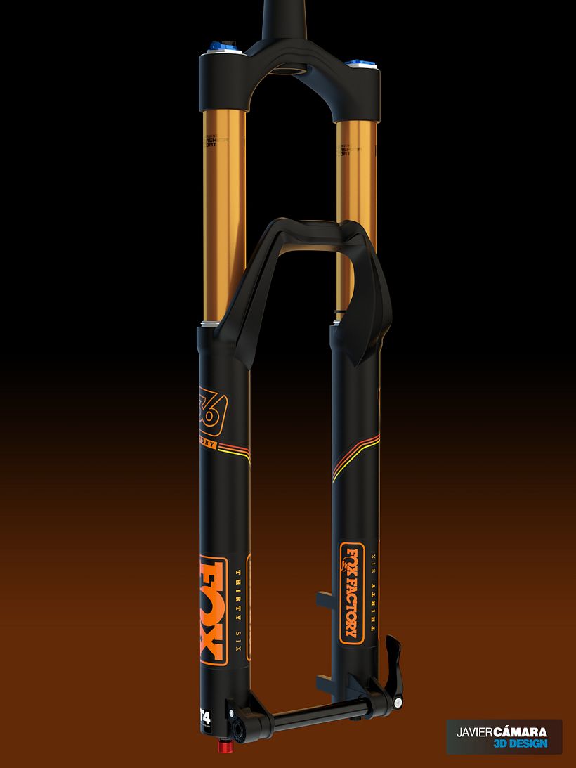 3D - Bike Suspension Fox 36 3