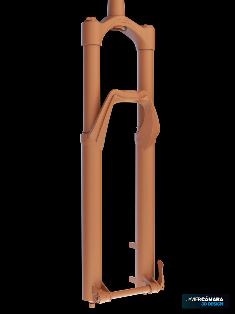 3D - Bike Suspension Fox 36 2