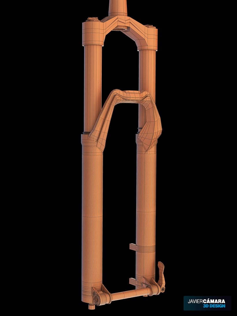 3D - Bike Suspension Fox 36 1