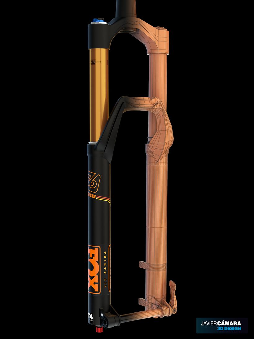 3D - Bike Suspension Fox 36 4