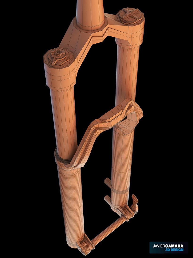 3D - Bike Suspension Fox 36 5