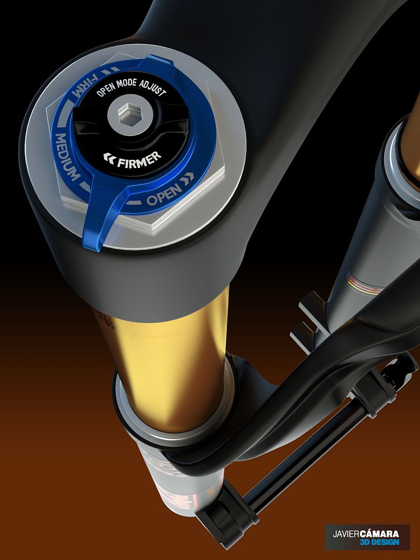 3D - Bike Suspension Fox 36 13