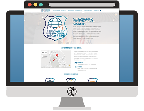 Web y diseños para el XIII Congreso ASCASEPP 3