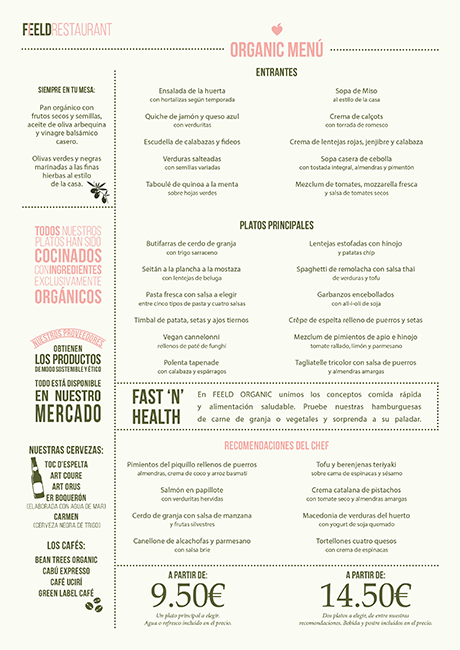 Feeld Organic restaurant set 9