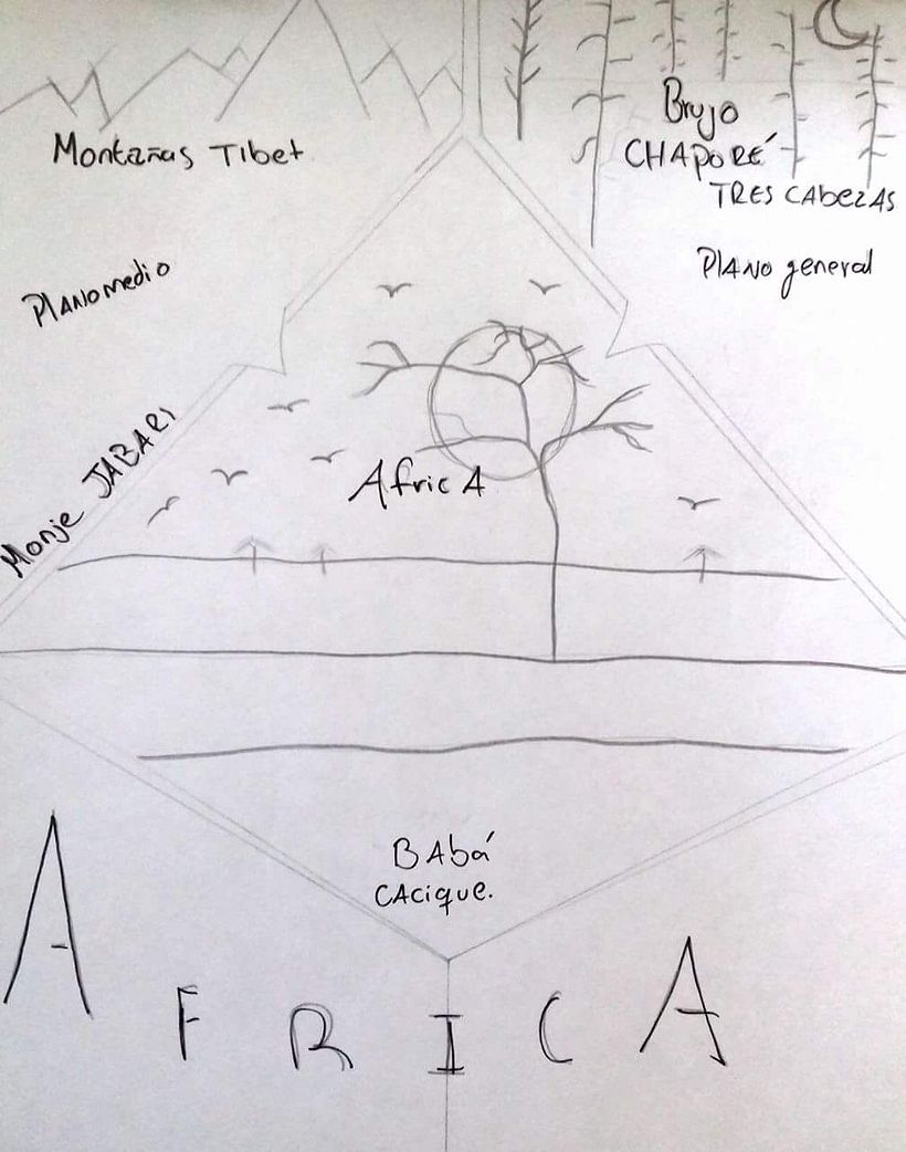 Boceto - África 0