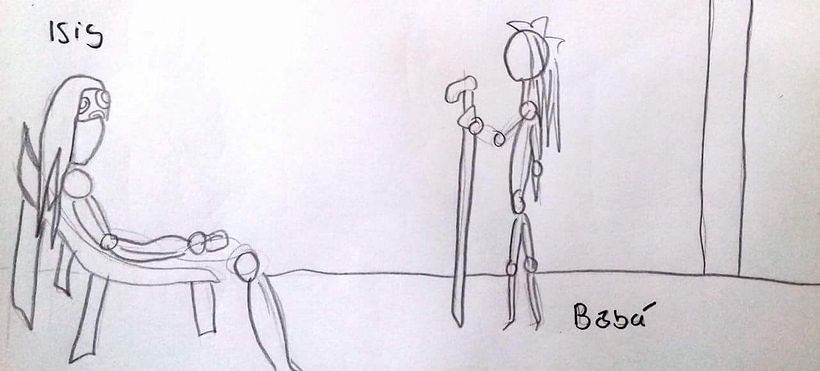 Boceto - África 5