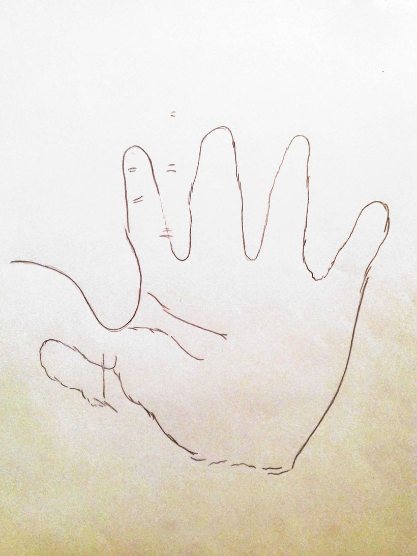Ejercicios de linea con la mano izquierda 0