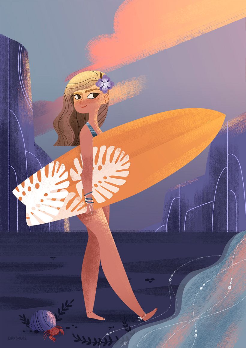 Surfer Girl -1