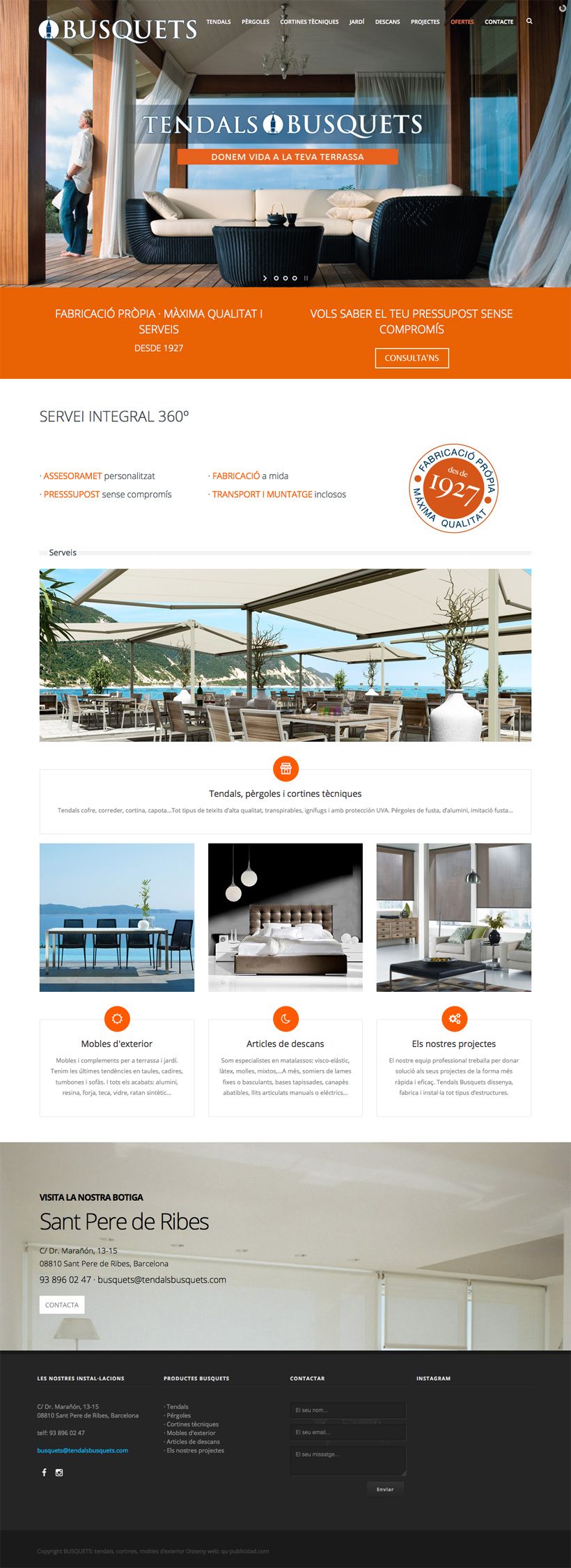 Tendalls Busquets  | Website 2