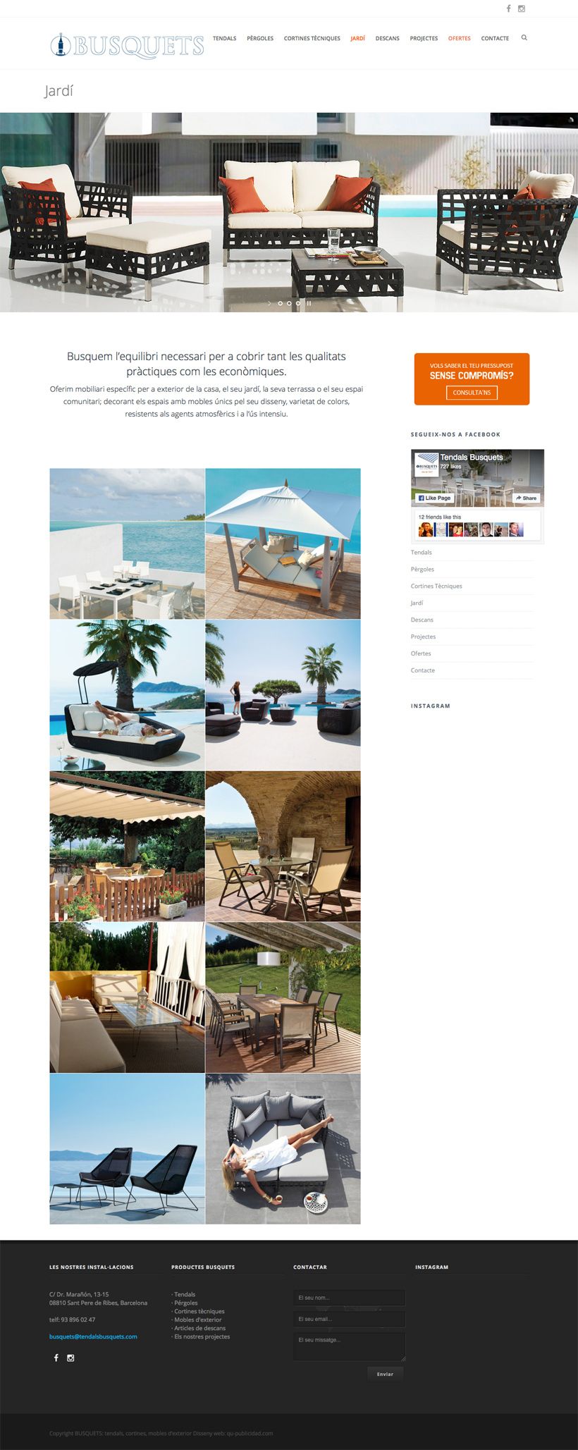 Tendalls Busquets  | Website 3