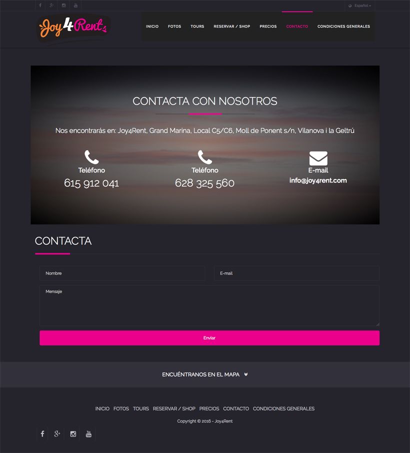 Joy4Rent | Website 2