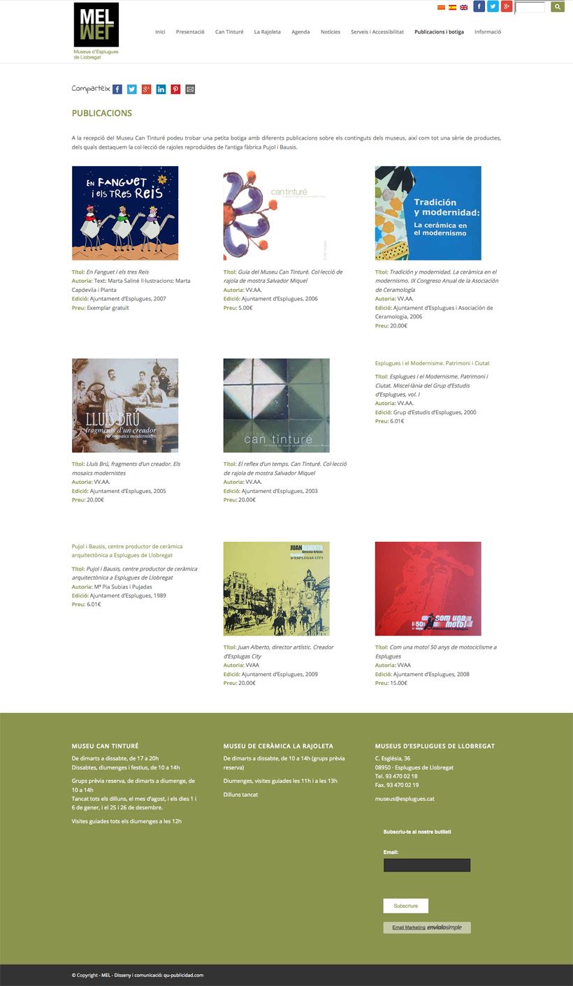 Museus d'Eslugues de Llobregat  | Website 6