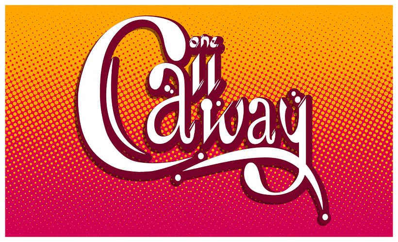 Mi Proyecto del curso: Los secretos dorados del lettering "One call away" -1