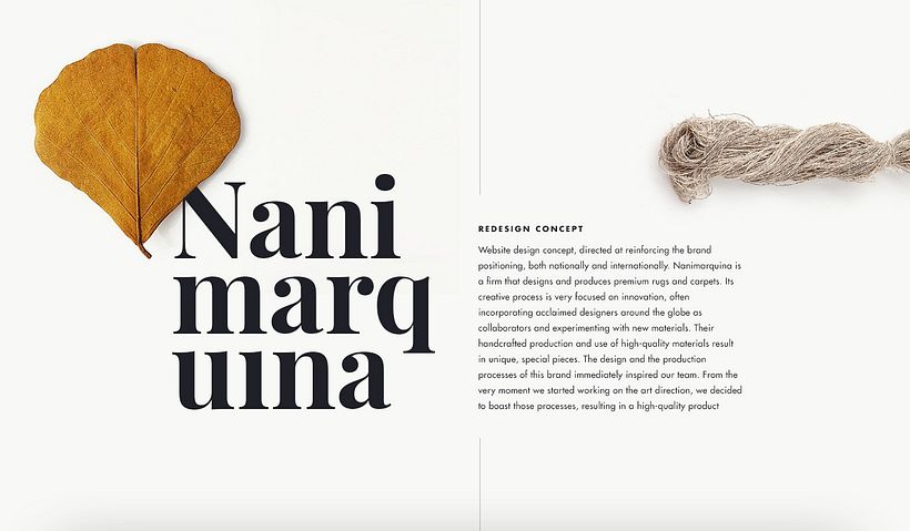Nanimarquina Redesign Concept 0